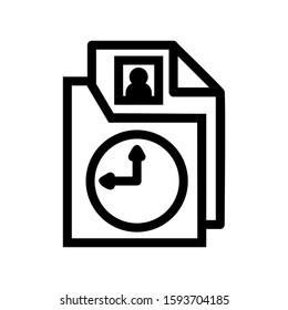 document icon isolated sign symbol vector illustration - high quality black style vector icons
