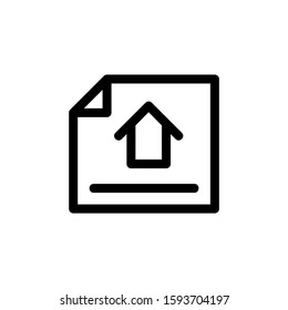 document icon isolated sign symbol vector illustration - high quality black style vector icons
