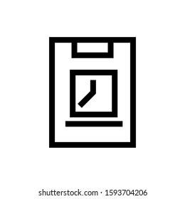 document icon isolated sign symbol vector illustration - high quality black style vector icons
