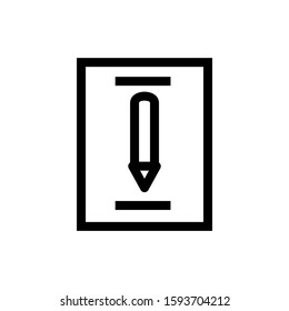 document icon isolated sign symbol vector illustration - high quality black style vector icons
