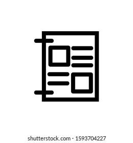 document icon isolated sign symbol vector illustration - high quality black style vector icons
