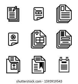 document icon isolated sign symbol vector illustration - Collection of high quality black style vector icons

