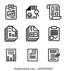 document icon isolated sign symbol vector illustration - Collection of high quality black style vector icons
