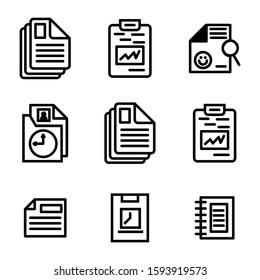 document icon isolated sign symbol vector illustration - Collection of high quality black style vector icons
