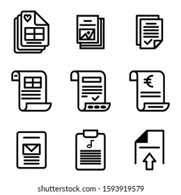 document icon isolated sign symbol vector illustration - Collection of high quality black style vector icons
