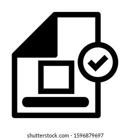 document icon isolated sign symbol vector illustration - high quality black style vector icons
