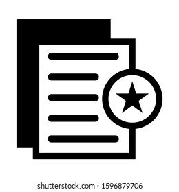 document icon isolated sign symbol vector illustration - high quality black style vector icons
