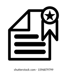 document icon isolated sign symbol vector illustration - high quality black style vector icons
