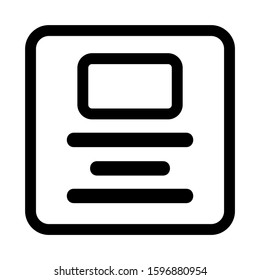 document icon isolated sign symbol vector illustration - high quality black style vector icons

