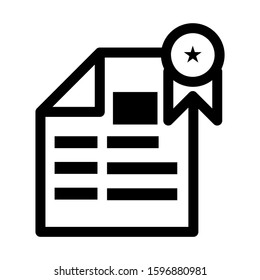 document icon isolated sign symbol vector illustration - high quality black style vector icons
