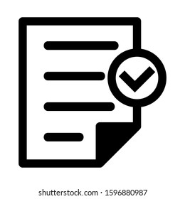 document icon isolated sign symbol vector illustration - high quality black style vector icons

