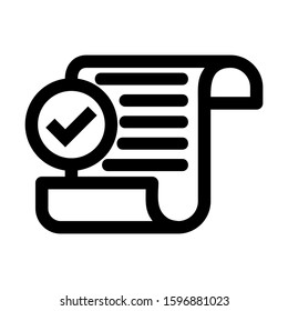 document icon isolated sign symbol vector illustration - high quality black style vector icons
