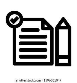 document icon isolated sign symbol vector illustration - high quality black style vector icons

