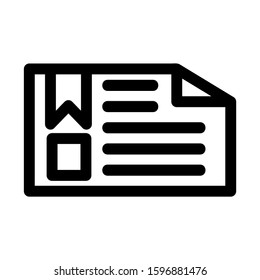 document icon isolated sign symbol vector illustration - high quality black style vector icons

