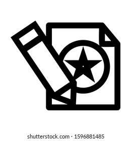 document icon isolated sign symbol vector illustration - high quality black style vector icons
