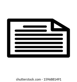 document icon isolated sign symbol vector illustration - high quality black style vector icons

