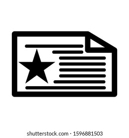 document icon isolated sign symbol vector illustration - high quality black style vector icons
