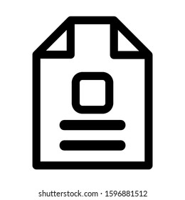 document icon isolated sign symbol vector illustration - high quality black style vector icons
