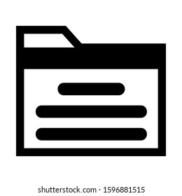 document icon isolated sign symbol vector illustration - high quality black style vector icons
