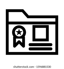 document icon isolated sign symbol vector illustration - high quality black style vector icons
