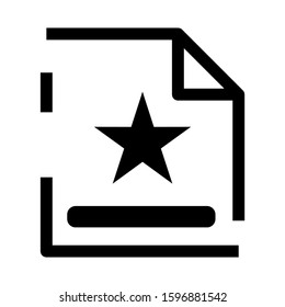 document icon isolated sign symbol vector illustration - high quality black style vector icons
