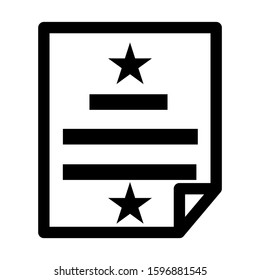 document icon isolated sign symbol vector illustration - high quality black style vector icons

