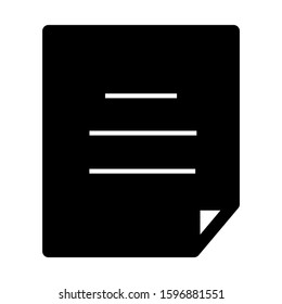 document icon isolated sign symbol vector illustration - high quality black style vector icons
