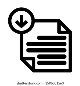 document icon isolated sign symbol vector illustration - high quality black style vector icons
