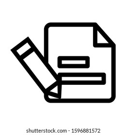 document icon isolated sign symbol vector illustration - high quality black style vector icons
