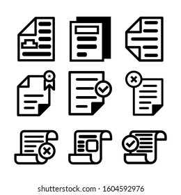 document icon isolated sign symbol vector illustration - Collection of high quality black style vector icons
