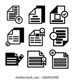 document icon isolated sign symbol vector illustration - Collection of high quality black style vector icons
