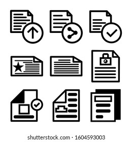 document icon isolated sign symbol vector illustration - Collection of high quality black style vector icons
