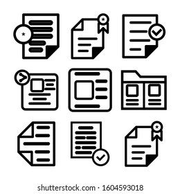 document icon isolated sign symbol vector illustration - Collection of high quality black style vector icons
