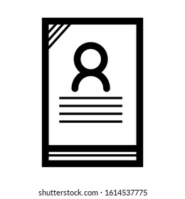 document icon isolated sign symbol vector illustration - high quality black style vector icons
