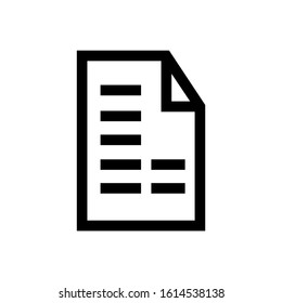 document icon isolated sign symbol vector illustration - high quality black style vector icons
