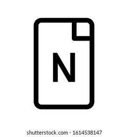 document icon isolated sign symbol vector illustration - high quality black style vector icons
