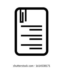 document icon isolated sign symbol vector illustration - high quality black style vector icons
