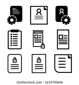 document icon isolated sign symbol vector illustration - Collection of high quality black style vector icons

