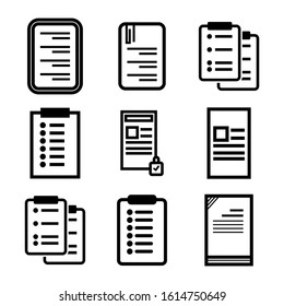 document icon isolated sign symbol vector illustration - Collection of high quality black style vector icons
