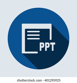 document Icon isolated vector flat design