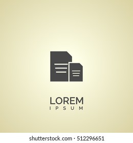 document icon. document logo