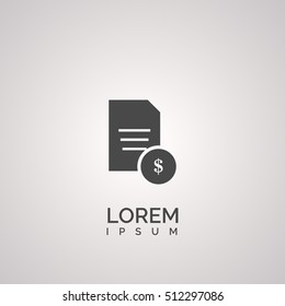 document icon. document logo