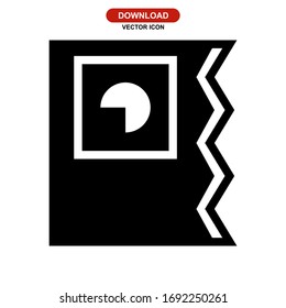 document icon or logo isolated sign symbol vector illustration - high quality black style vector icons
