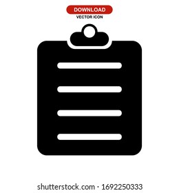 document icon or logo isolated sign symbol vector illustration - high quality black style vector icons
