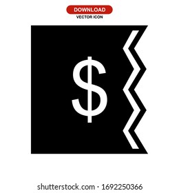 icono de documento o logotipo símbolo de signo aislado ilustración vectorial - iconos vectoriales de estilo negro de alta calidad
