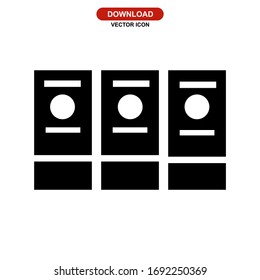 document icon or logo isolated sign symbol vector illustration - high quality black style vector icons
