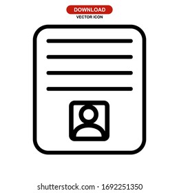 icono de documento o logotipo símbolo de signo aislado ilustración vectorial - iconos vectoriales de estilo negro de alta calidad

