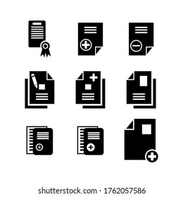 document icon or logo isolated sign symbol vector illustration - Collection of high quality black style vector icons
