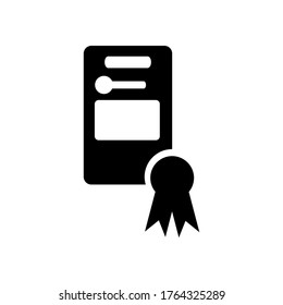 Document icon or logo isolated sign symbol vector illustration - Collection of high quality black style vector icons
