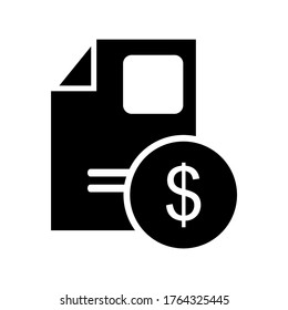Icono del documento o logotipo símbolo de signo aislado ilustración vectorial - Colección de iconos vectoriales de estilo negro de alta calidad
